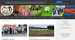 Desktop Screenshot of mtv-bevern.de